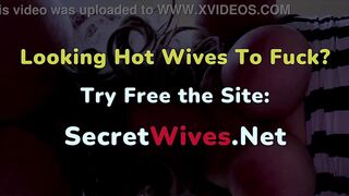 Greedy blowjob, milf bbw suck my big cock - Delicious busty milf swallowing a big cock, her husband went to work, but she came to have some fun with me