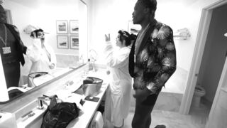 PAWG big booty Bombshell GETS HER THROAT obliterated by BLACK DICK - 2 image