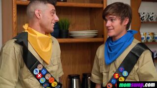 MomSwop - Explorator Boys Learning New Survival Skills with Moms