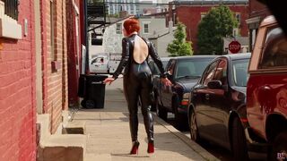 Time Breach feat Audrey Ashes Redhead Squirting Orgasm SciFi