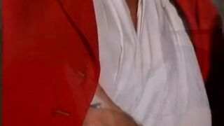 Horny cutie moans as a huge hard pole penetrates her tight pussy