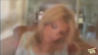 Gorgeous Blonde with Natural Big Tits and a Tattoo Indulges in Wild Anal Sex.