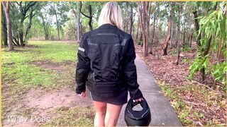 Short skirt in public no panties pussy flashing - 12 image