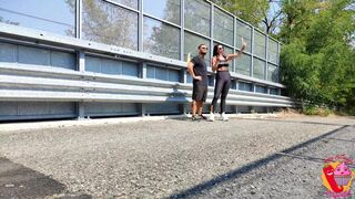 Footing and Fucking on the Bridge