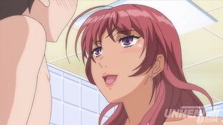 Step Mom Seduces her Little Stepson with her HUGE Breasts | Uncensored Hentai [Exclusive] - 4 image