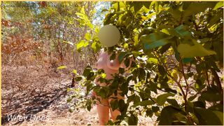 Wifey gets fully nude in public exhibitionist dare