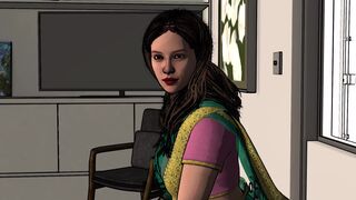 Desi Step Mom aur step son ki chudayi Hindi Sex Video - 12 image
