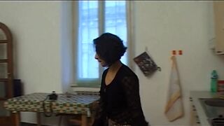 Hairy Housewife Satisfy Husband