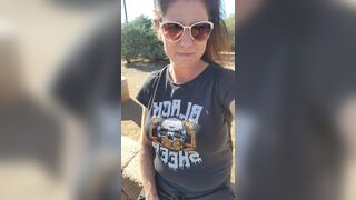 Clit Rubbing Orgasm in the car wash