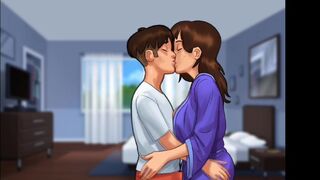 Summertime Saga #122 - HORNY CHUBBY MATURE MILF RIDE DICK UNTIL SHE CUMS