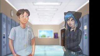 Summertime Saga #122 - HORNY CHUBBY MATURE MILF RIDE DICK UNTIL SHE CUMS