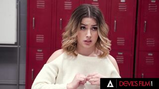 DEVILS FILM - Naughty MILF Teacher Rachael Cavalli Has Threesome With Her 18yo Students