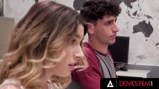DEVILS FILM - Naughty MILF Teacher Rachael Cavalli Has Threesome With Her 18yo Students