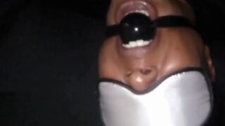 0006 Kats Playhouse - Another session at Kat's Playhouse Group chat live viewers interracial black girl white guy! - 13 image