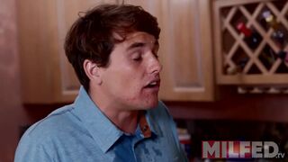 Hot Busty MILF Seeking for a Inexperienced Horny Boy