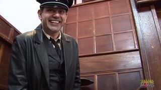 Two playful milfs are mad for anal sex and they do it while in a foursome