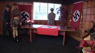 Two playful milfs are mad for anal sex and they do it while in a foursome