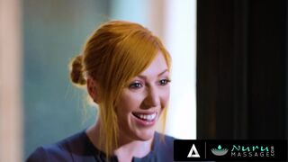 NURU MASSAGE - Big Titties MILF Lauren Phillips Gets Her Wet Pussy Fucked After Body Sliding A Cock