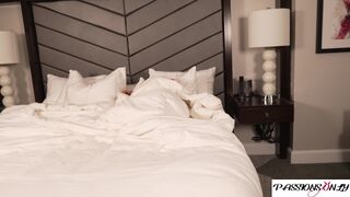 Breakfast in bed with morning wood