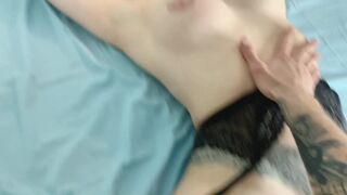 BEAUTIFUL STEPMOTHER SUCKED HER STEPSON AND LET HIM FUCK HER