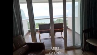 Wife showing herself on cam