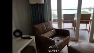 Wife showing herself on cam