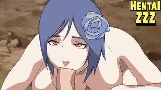 KONAN NEEDED TO SWALLOW NARUTO'S BIG COCK