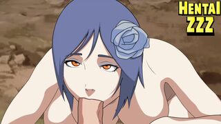 KONAN NEEDED TO SWALLOW NARUTO'S BIG COCK