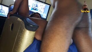 Thot in Texas - Hardcore Slam Pussy 2 Guys One Girl Squirting