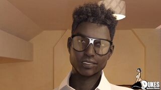 Blackmailing my step moms friend for that big black ass