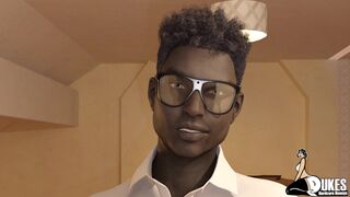 Blackmailing my step moms friend for that big black ass