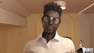 Blackmailing my step moms friend for that big black ass