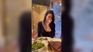 I invited my stepmom to a restaurant & was rewarded with cool sex. POV