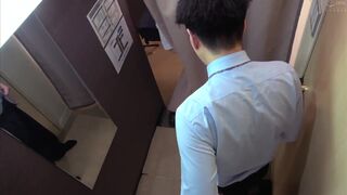 What Happens if You Ask Mature Women in the Fitting Room to Hem Up Your Pants After you Take Your Dick Out - 5 image