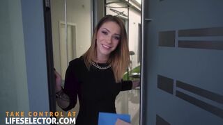 Lifeselector - Sata Jones the MILF nextdoor needs two cocks to please her pussy