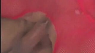 Milf beauty gets facial from three long dicks