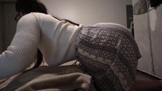 I found my stepson jerking off on me while I cleaned his dirty room