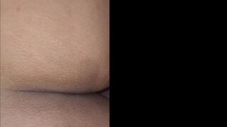 It turns me on to see mom's tits jump while I eat her tight ass