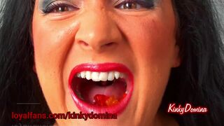 Bright Red Lips Gummy Bear Vore - 12 image