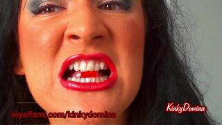 Bright Red Lips Gummy Bear Vore