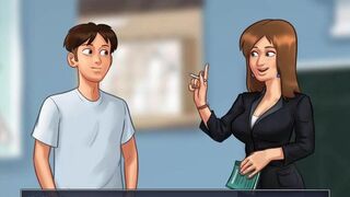 Summertime Saga: StepMom Gives A Handjob To Her StepSon In The Car-Ep 172 - 3 image