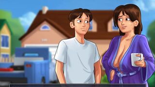 Summertime Saga: StepMom Gives A Handjob To Her StepSon In The Car-Ep 172 - 7 image