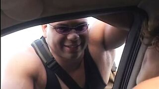 Hot brunette teen-bearer gets pounded by black dick and gets cumshot