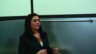 Brunette Milf Loves Inexperienced Cock