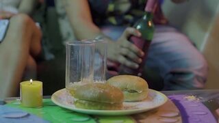 Friend's Wife came To My House To Have A Sex Party With Me And swallowed All my Thick Cum