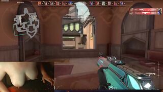 GAMING WITH MY TITS OUT