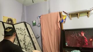 Kinky kitty pinky getting Petted inside and out