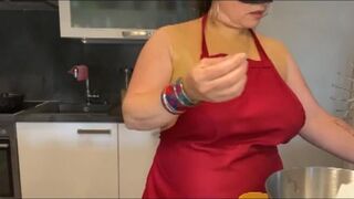 The austrian milf with 38F silicone boobs