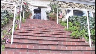 Busty blonde floozie was banged by dude with eagle tattoo