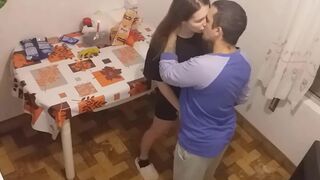 Fucking stepcousin in the kitchen